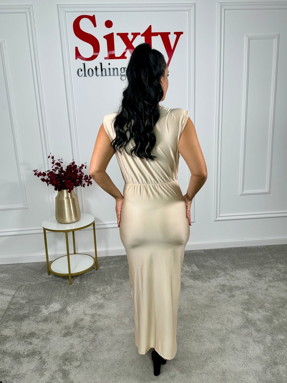 Rochie satin Kelia