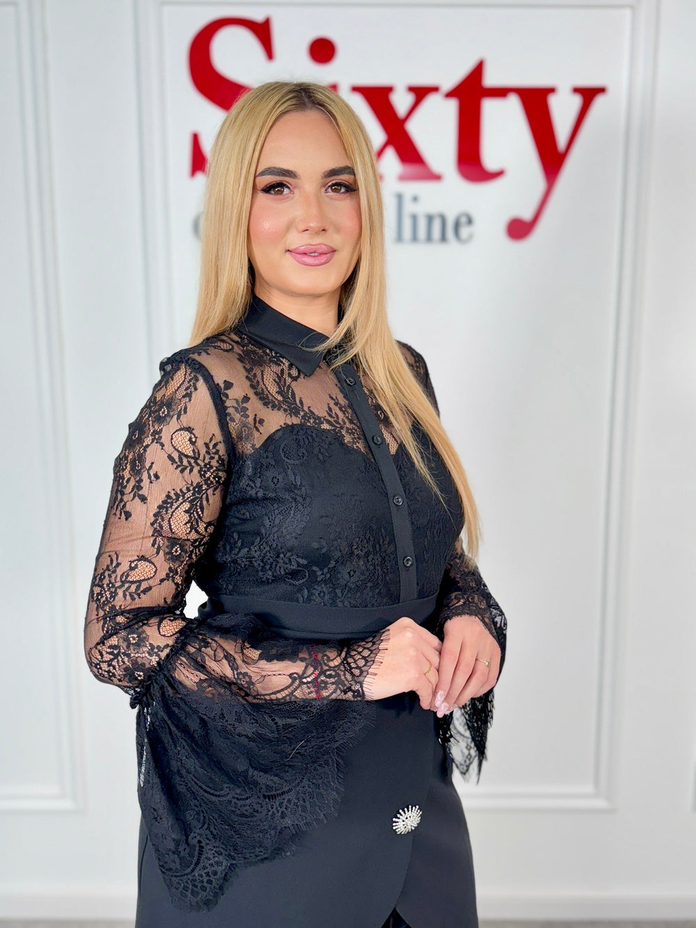 Rochie stofa cu dantela Rafa