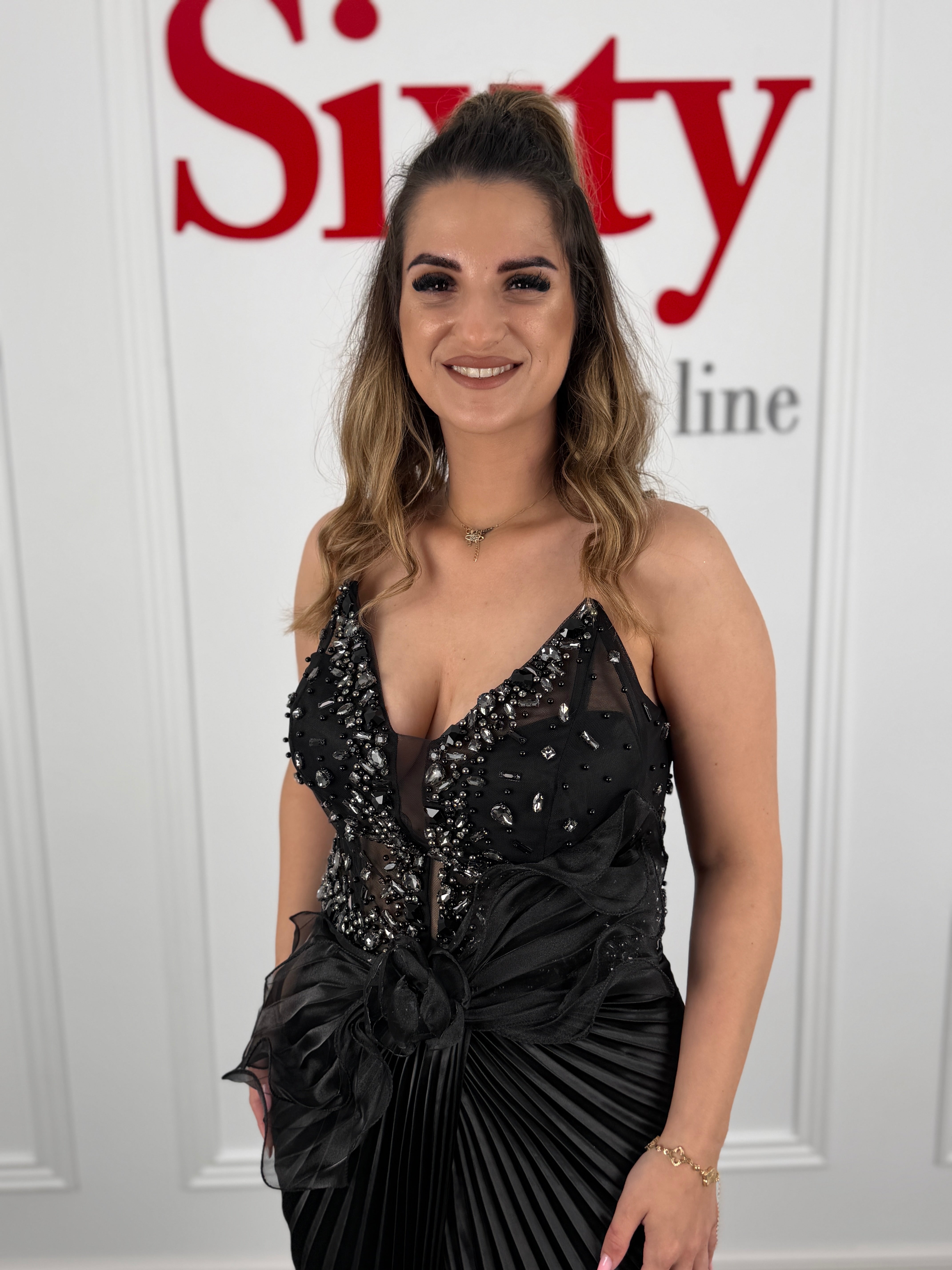 Rochie satin Amour