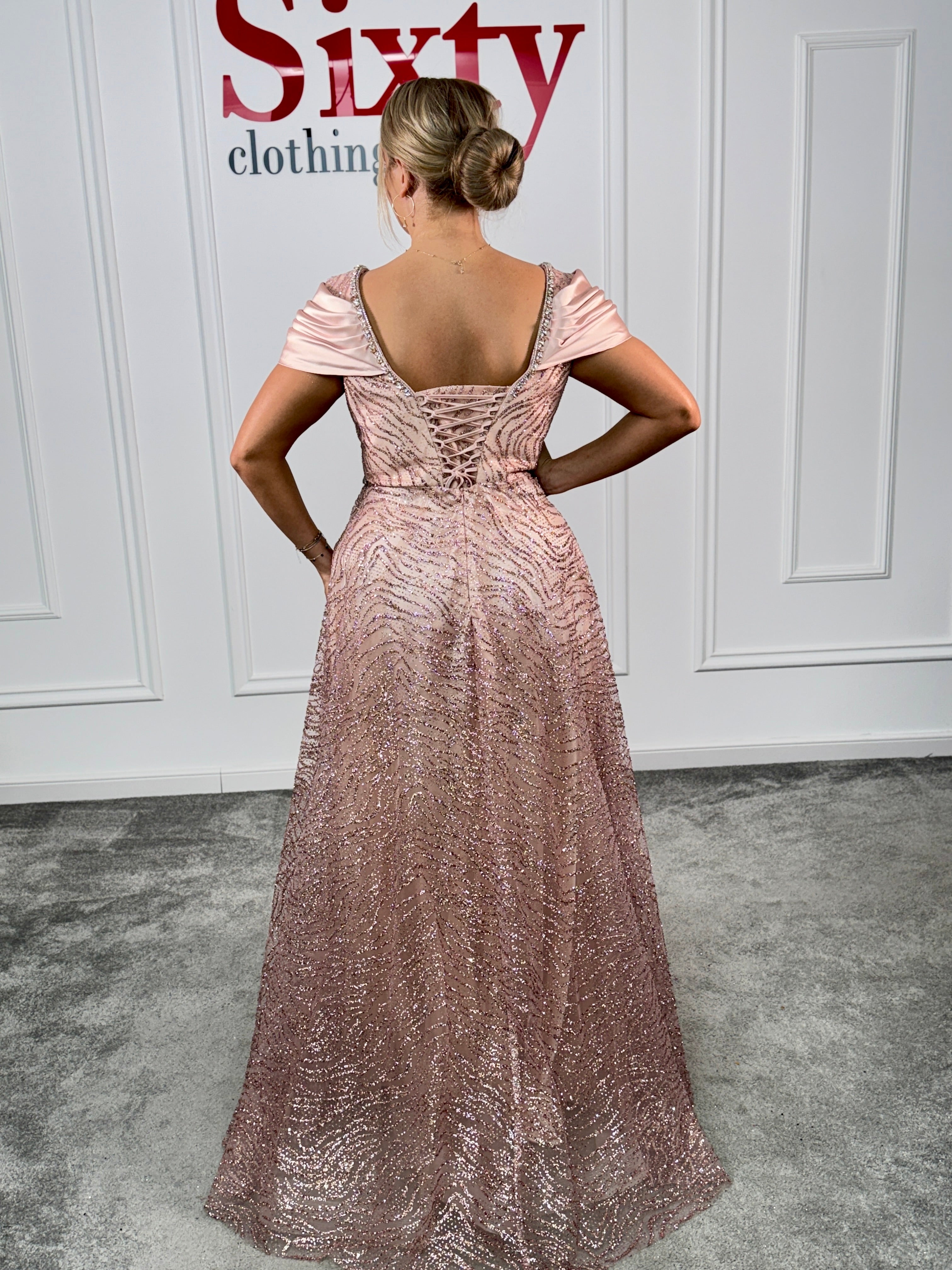 Rochie dantela cu sclipici Bruna