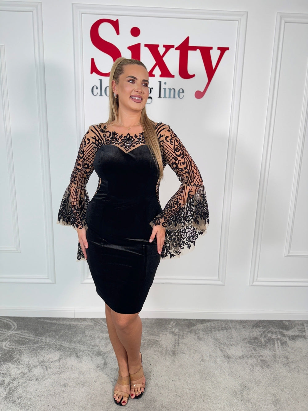 Rochie catifea Valerie