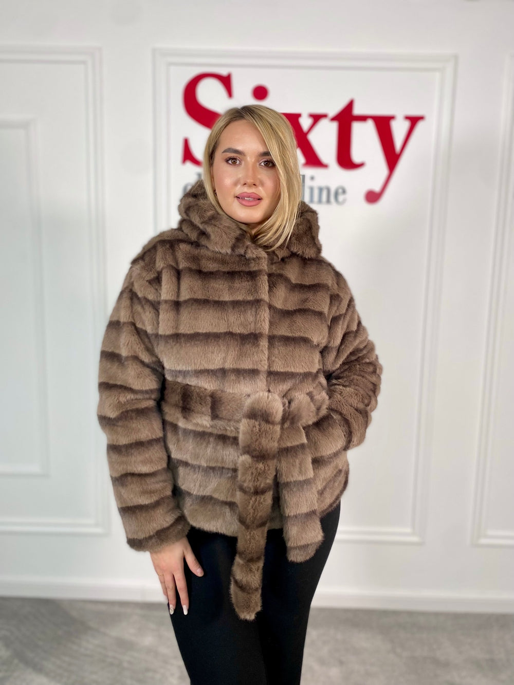 Geaca blana ecologica Doris