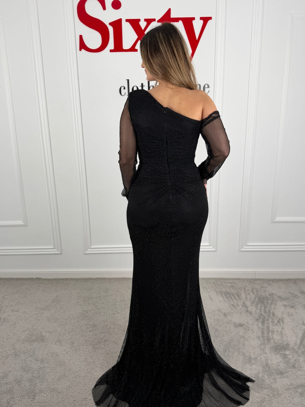 Rochie plasa cu pietre Katrine