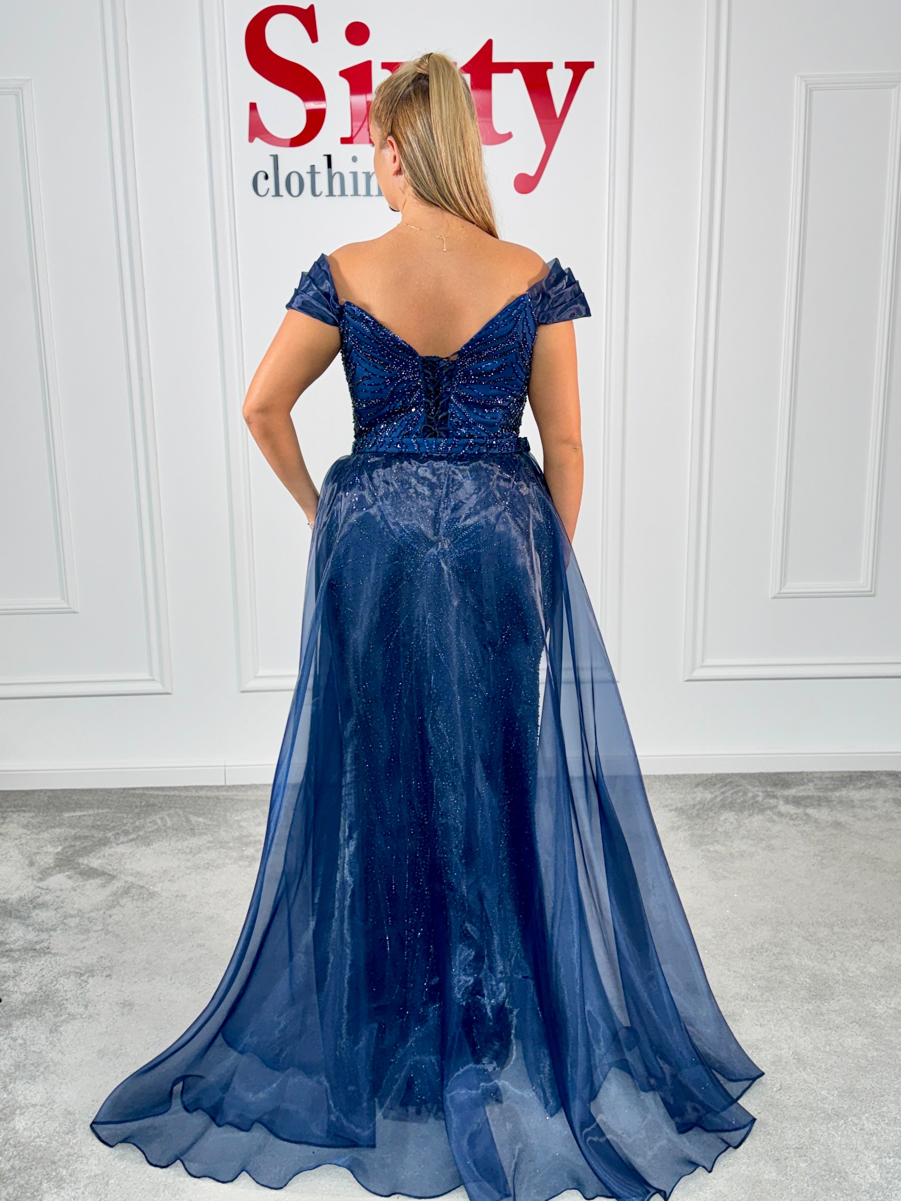 Rochie dantela cu perle Anastasia