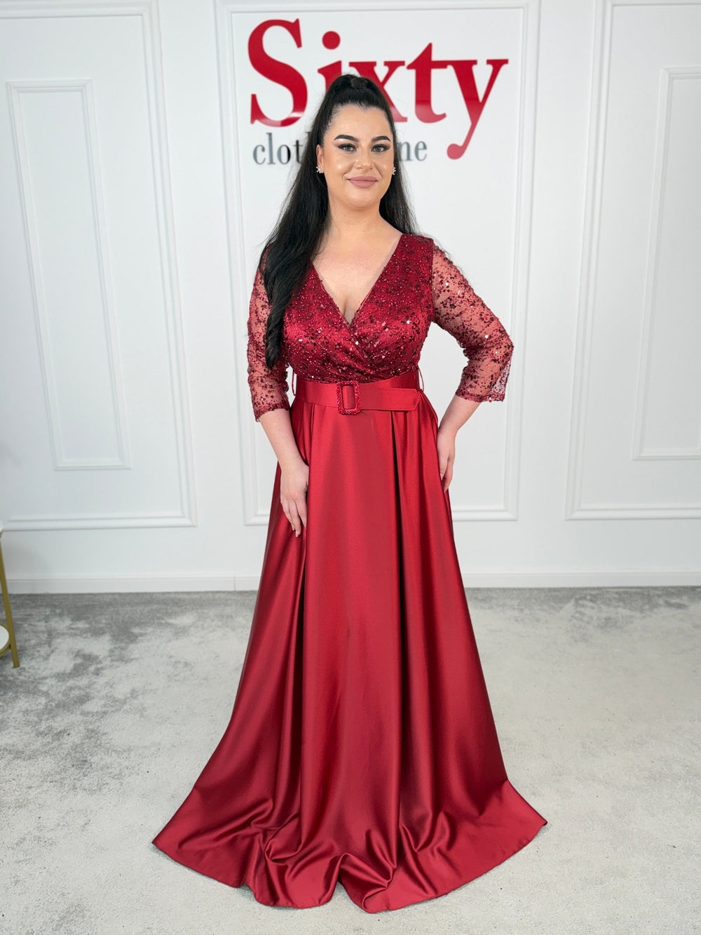 Rochie tafta Claris