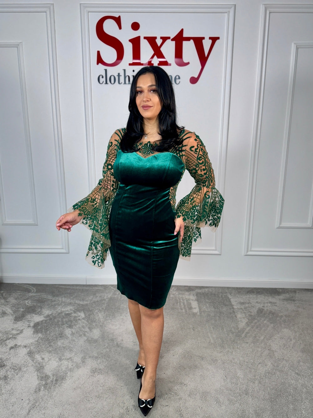 Rochie catifea Valerie