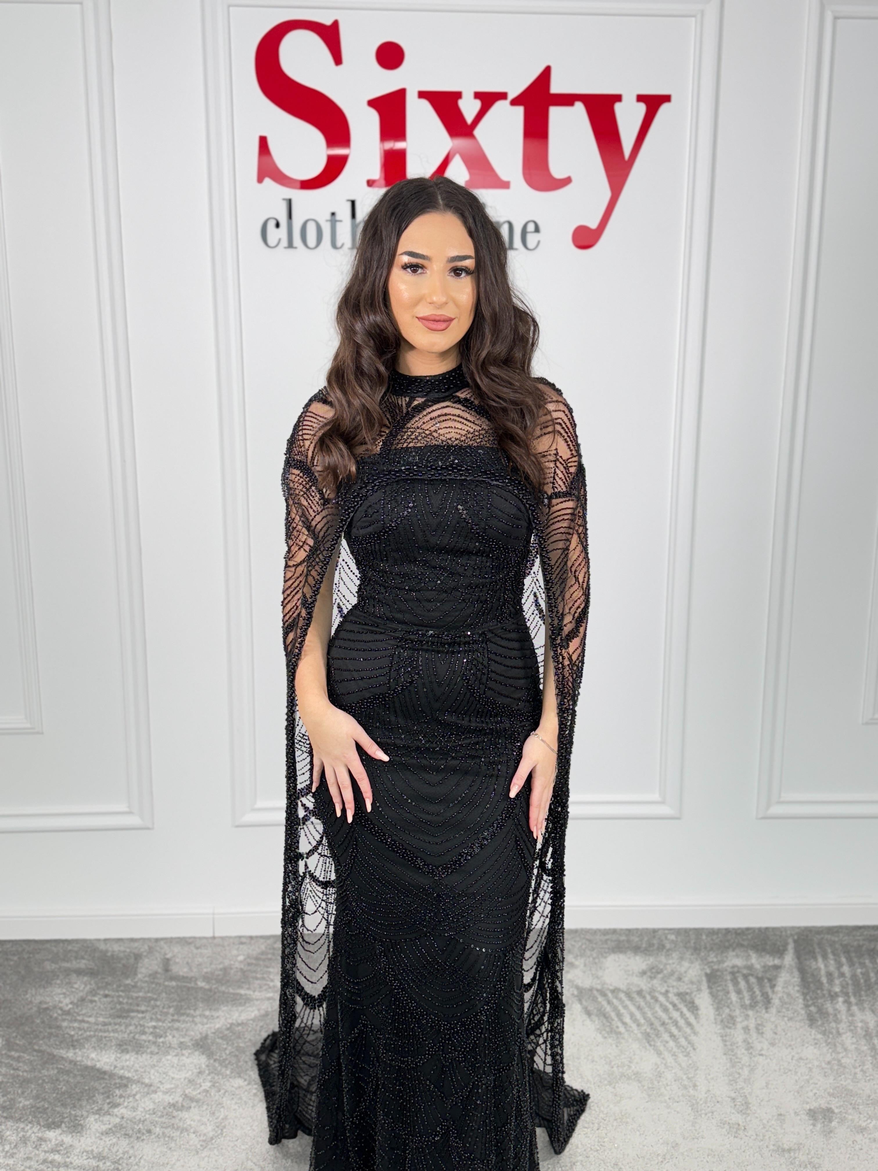 Rochie dantela cu perle Melia
