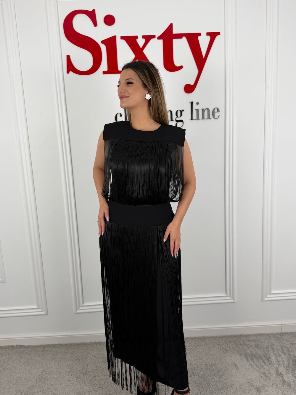 Rochie franjuri Eliza