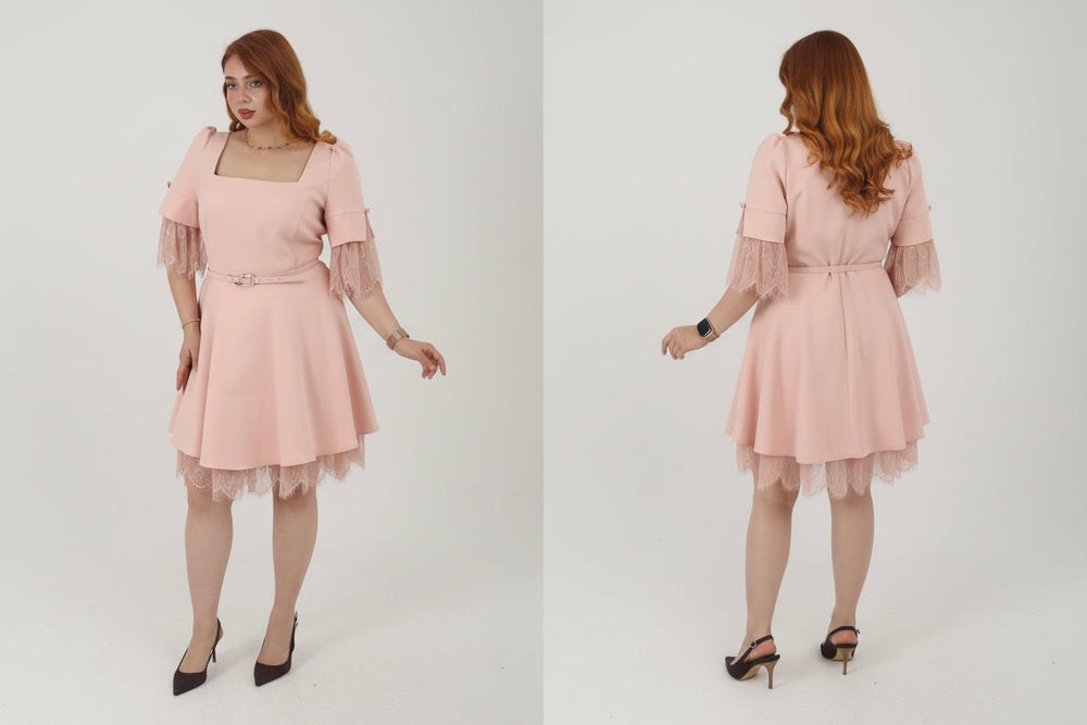 Rochie stofa cu dantela Rosalia
