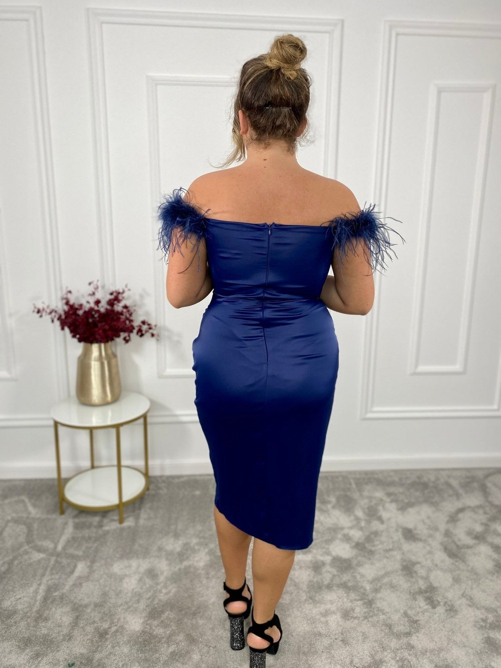 Rochie satin Raven