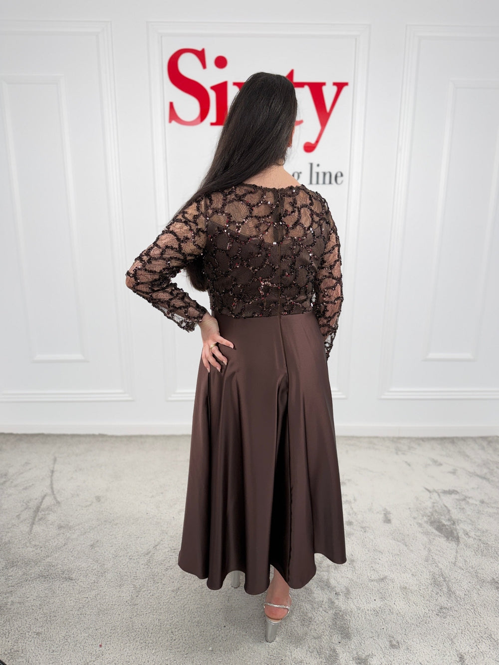 Rochie tafta Heni