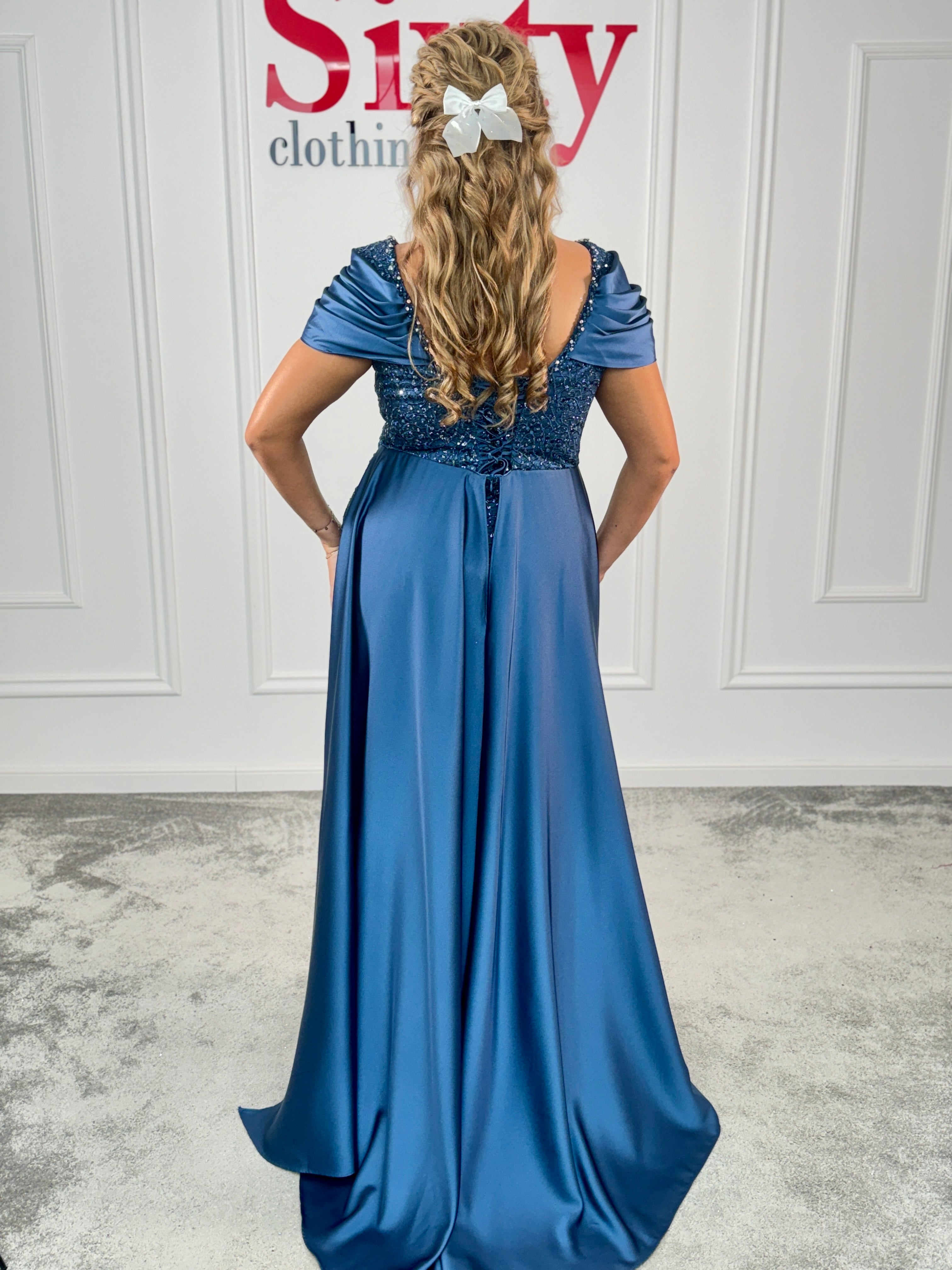 Rochie dantela cu paiete Alenia