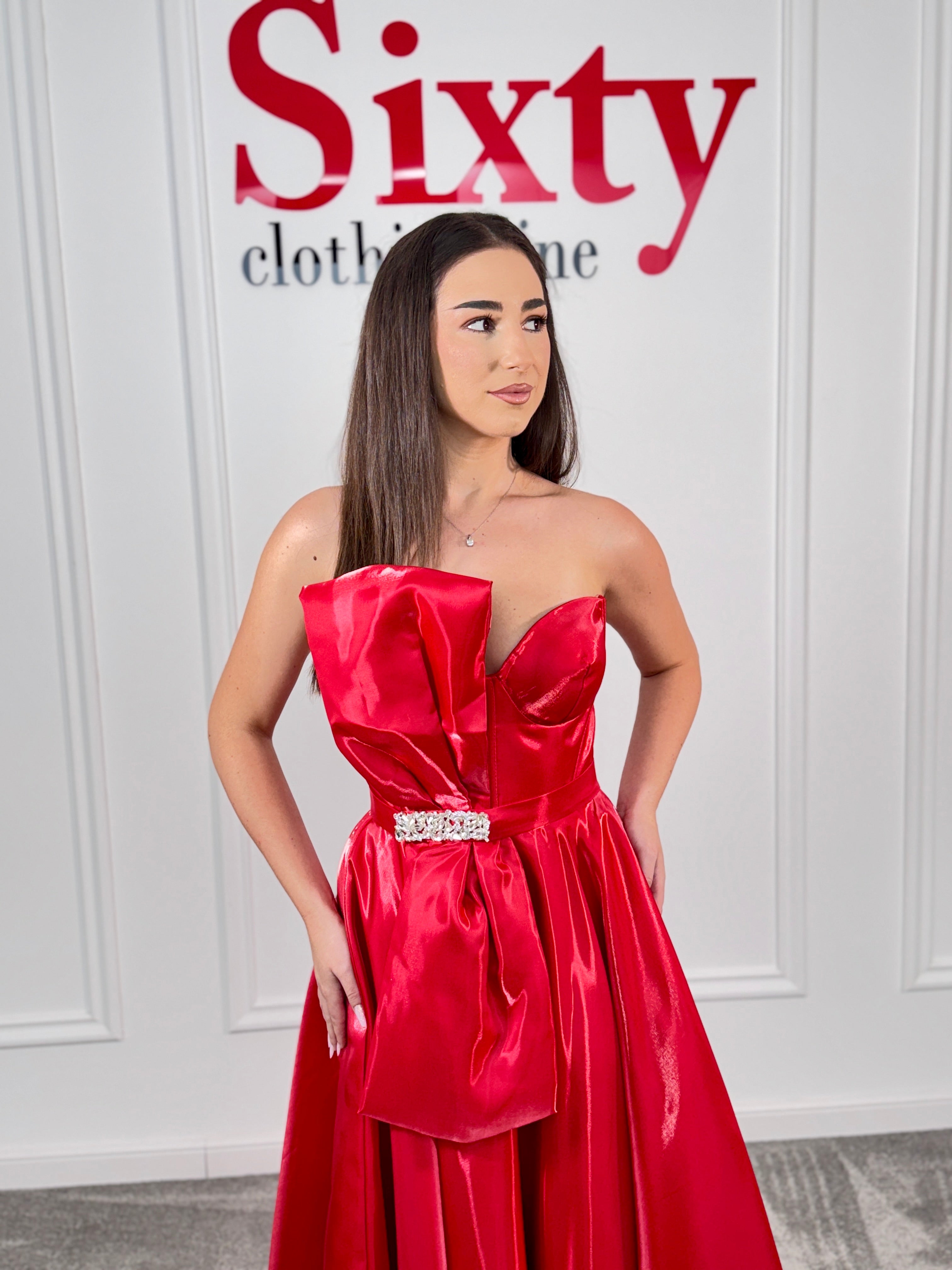 Rochie tafta satinata Helia