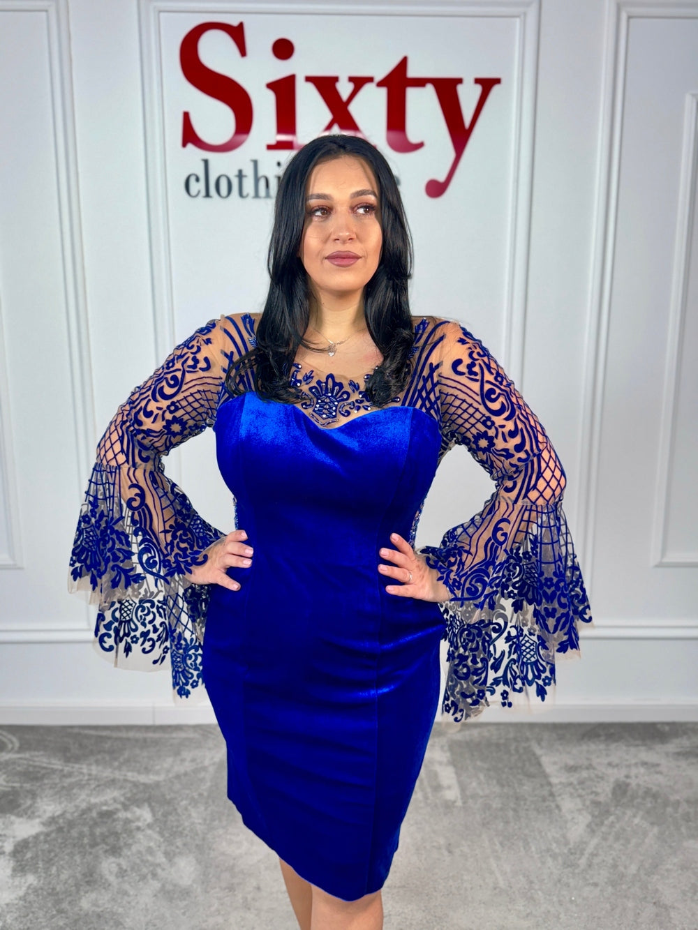 Rochie catifea Valerie