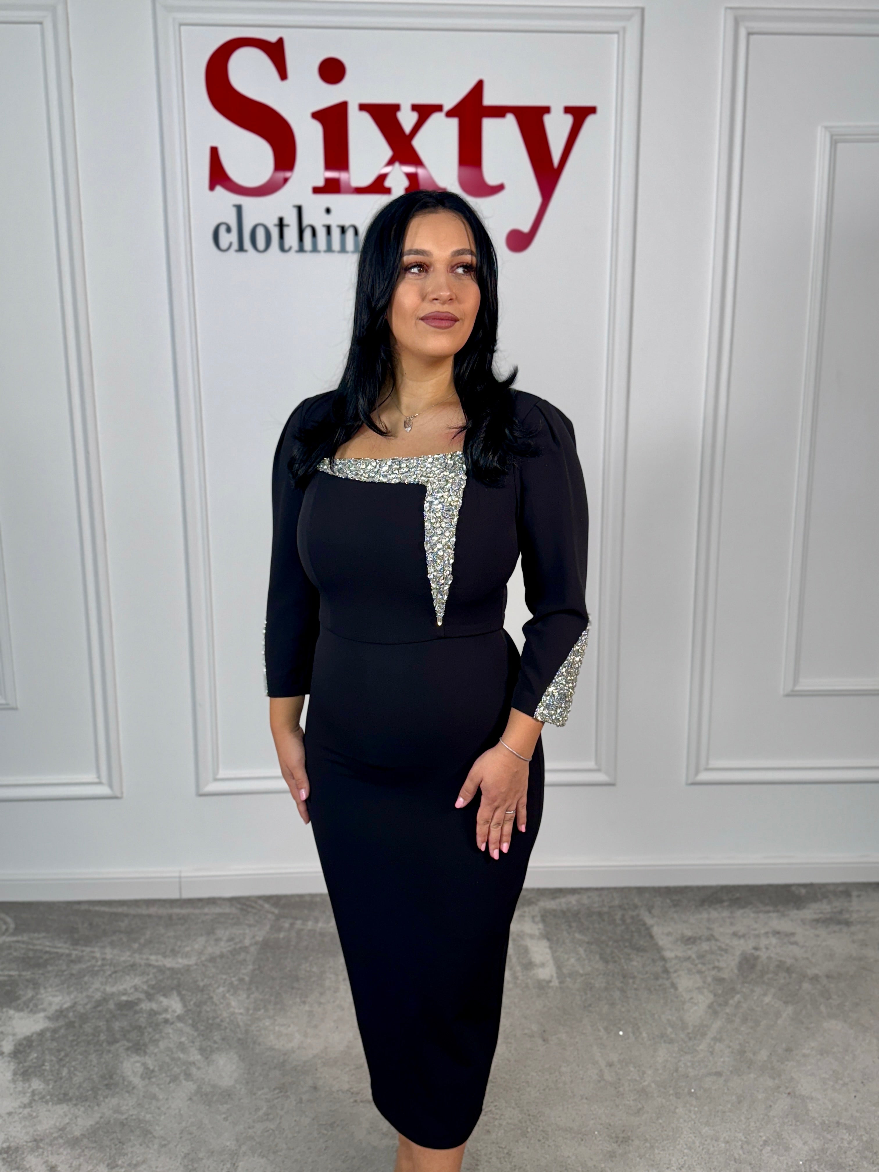 Rochie stofa cu pietre Diandra