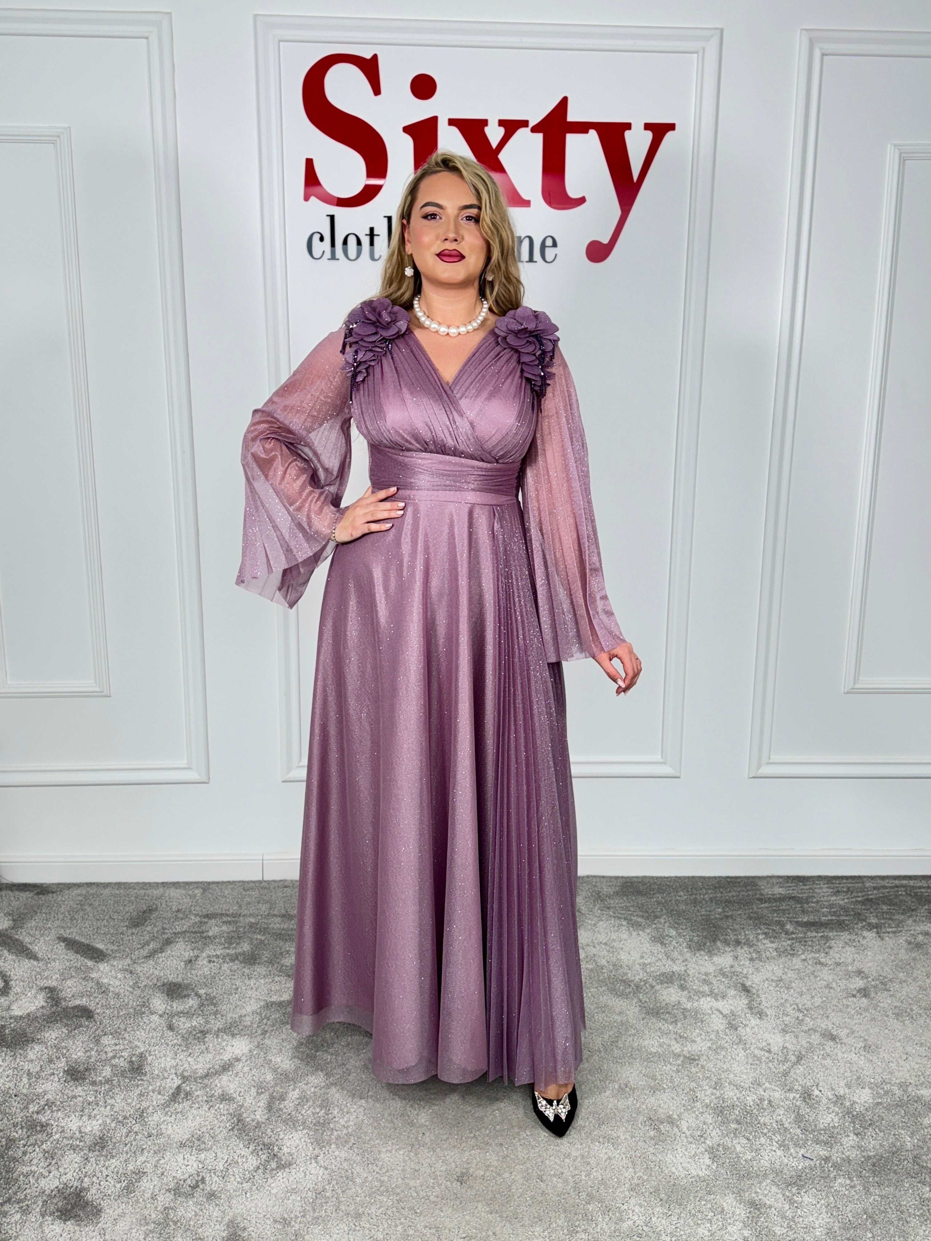 Rochie lurex Nadin