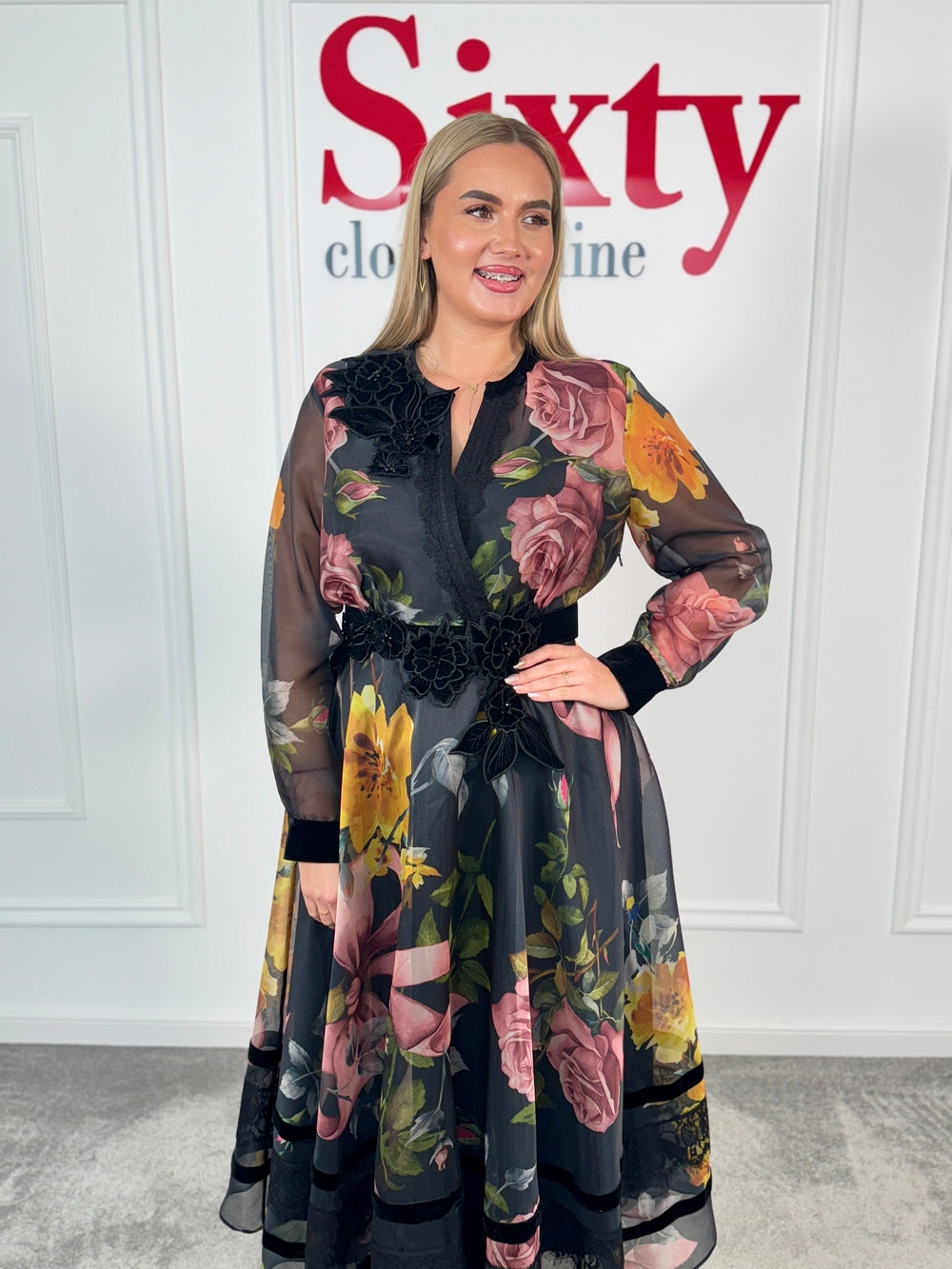 Rochie organza Flores