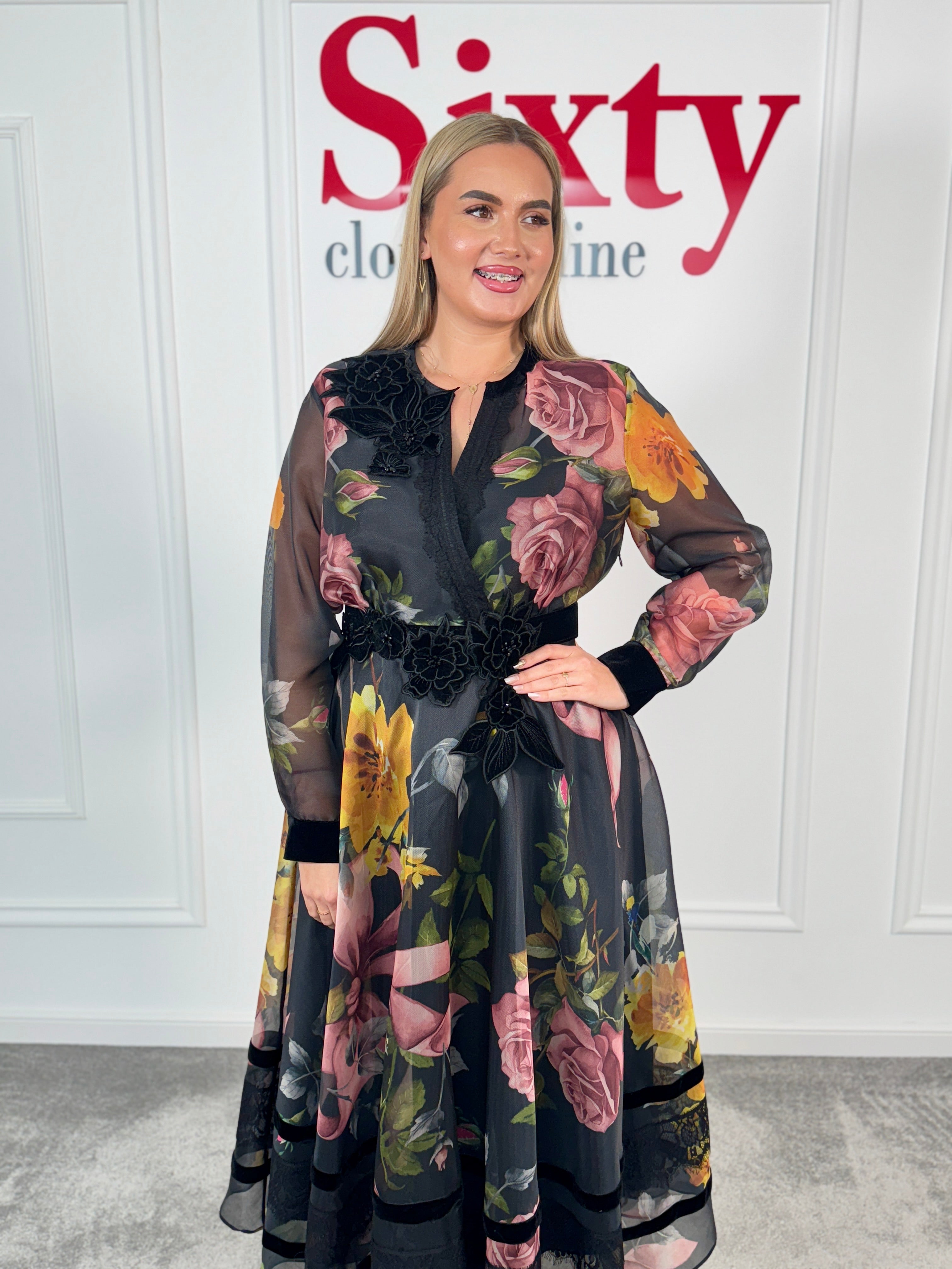 Rochie organza Flores