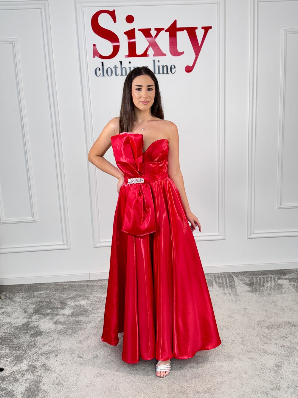 Rochie tafta satinata Helia