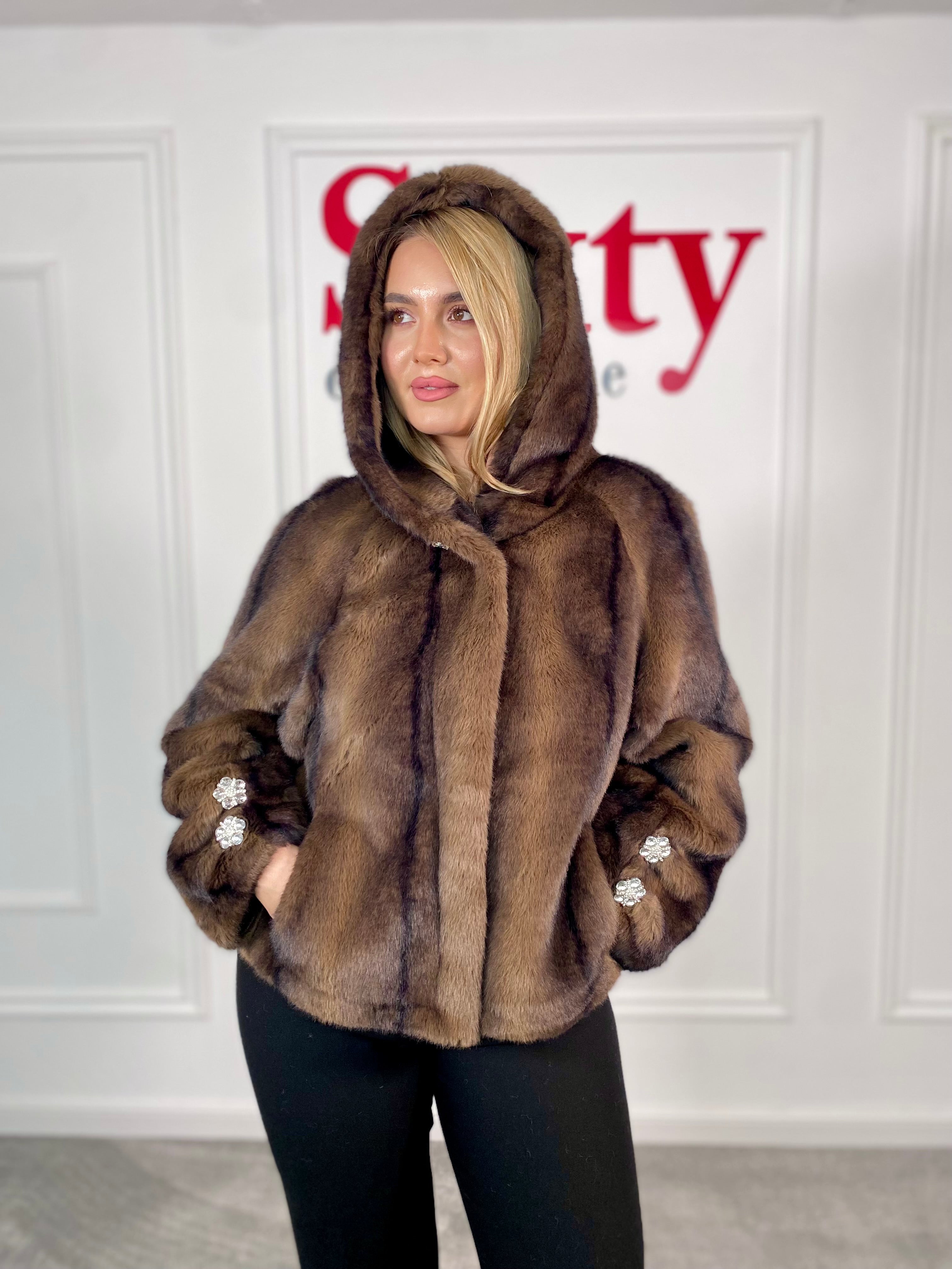 Geaca blana ecologica Oli