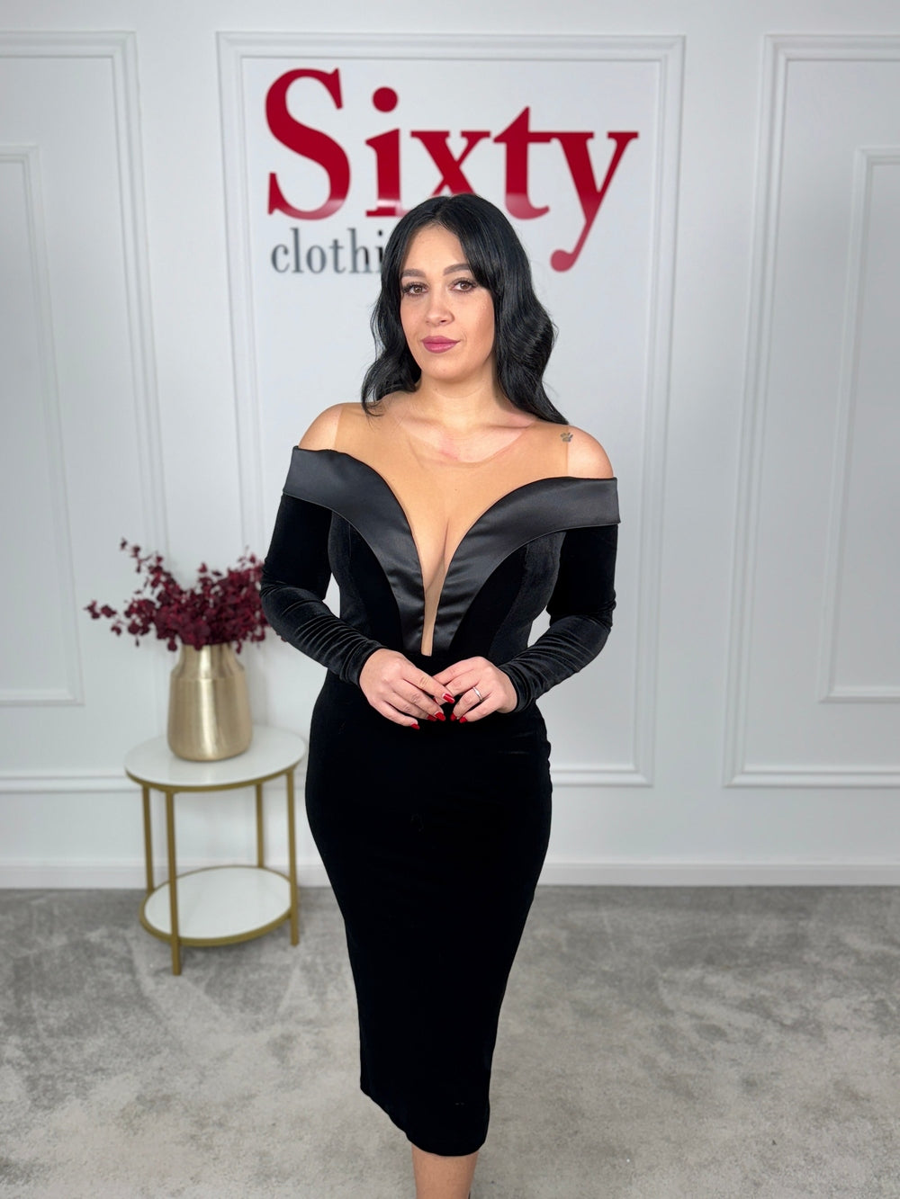 Rochie catifea Kiara
