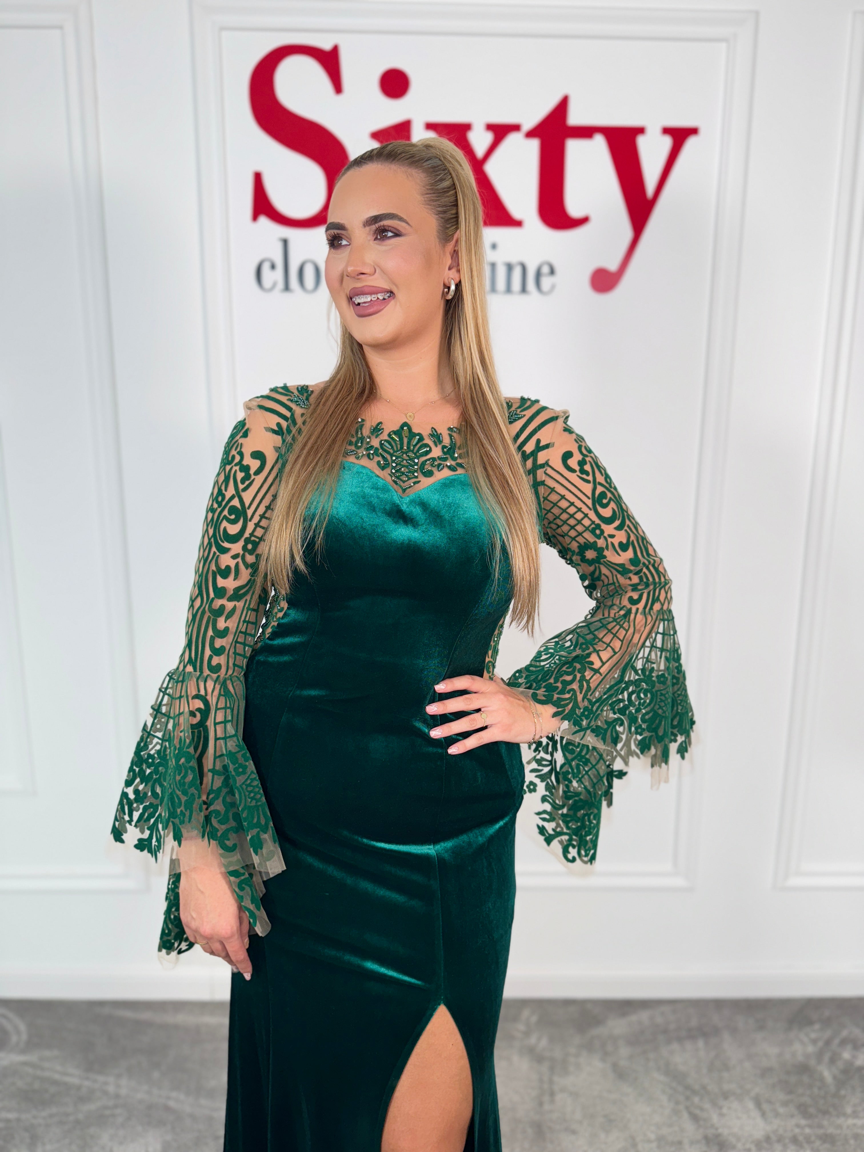 Rochie catifea Amy