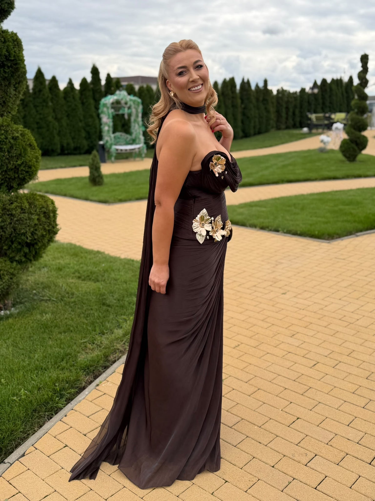 Rochie voal Sarai