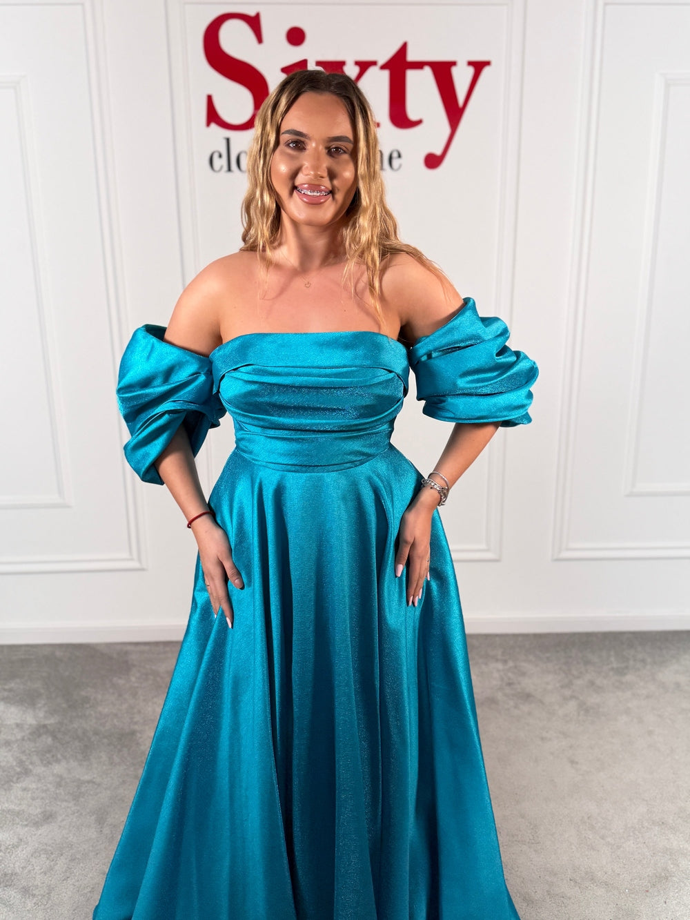 Rochie tafta cu striatii Casiana