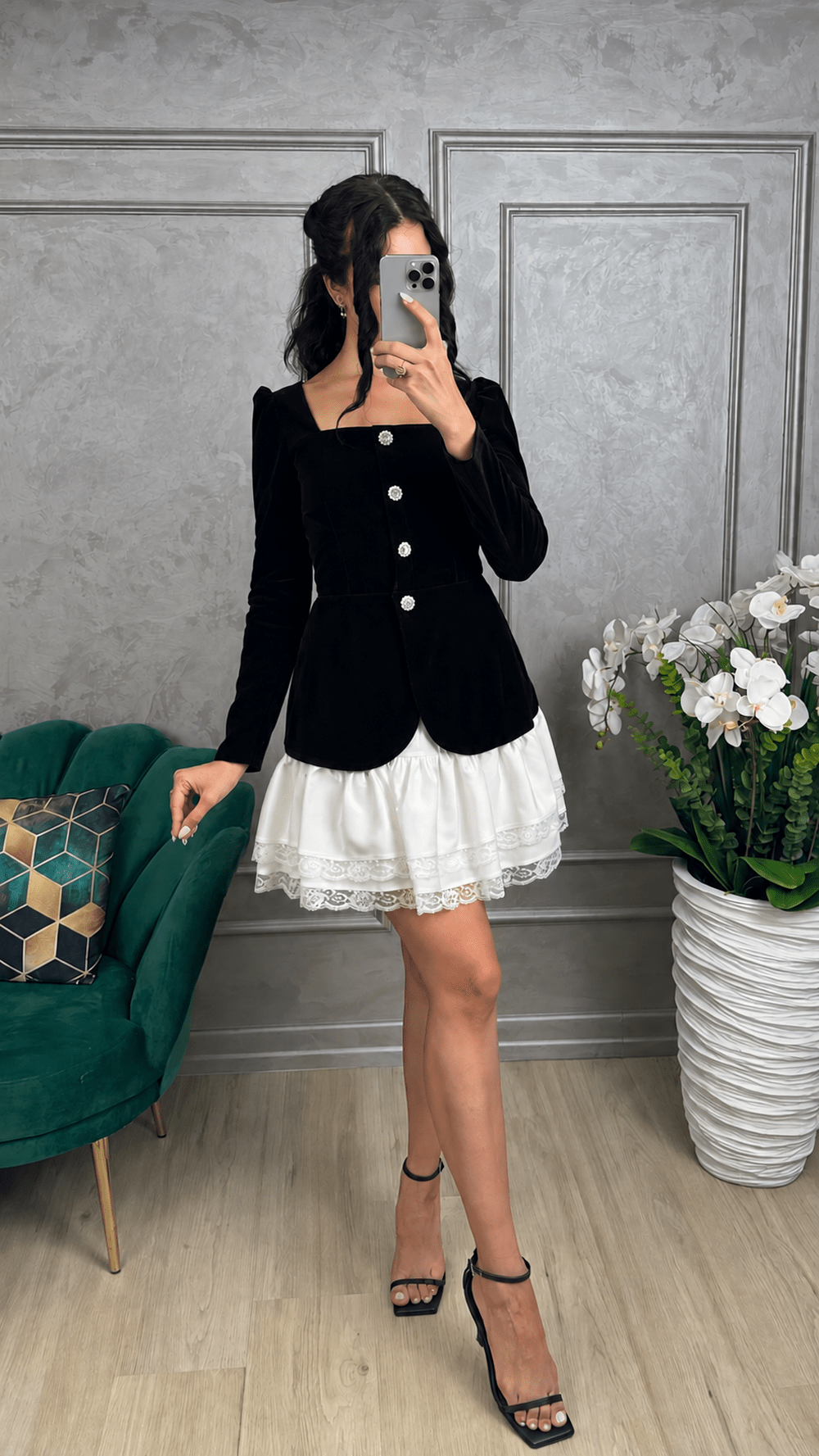 Rochie catifea Camela