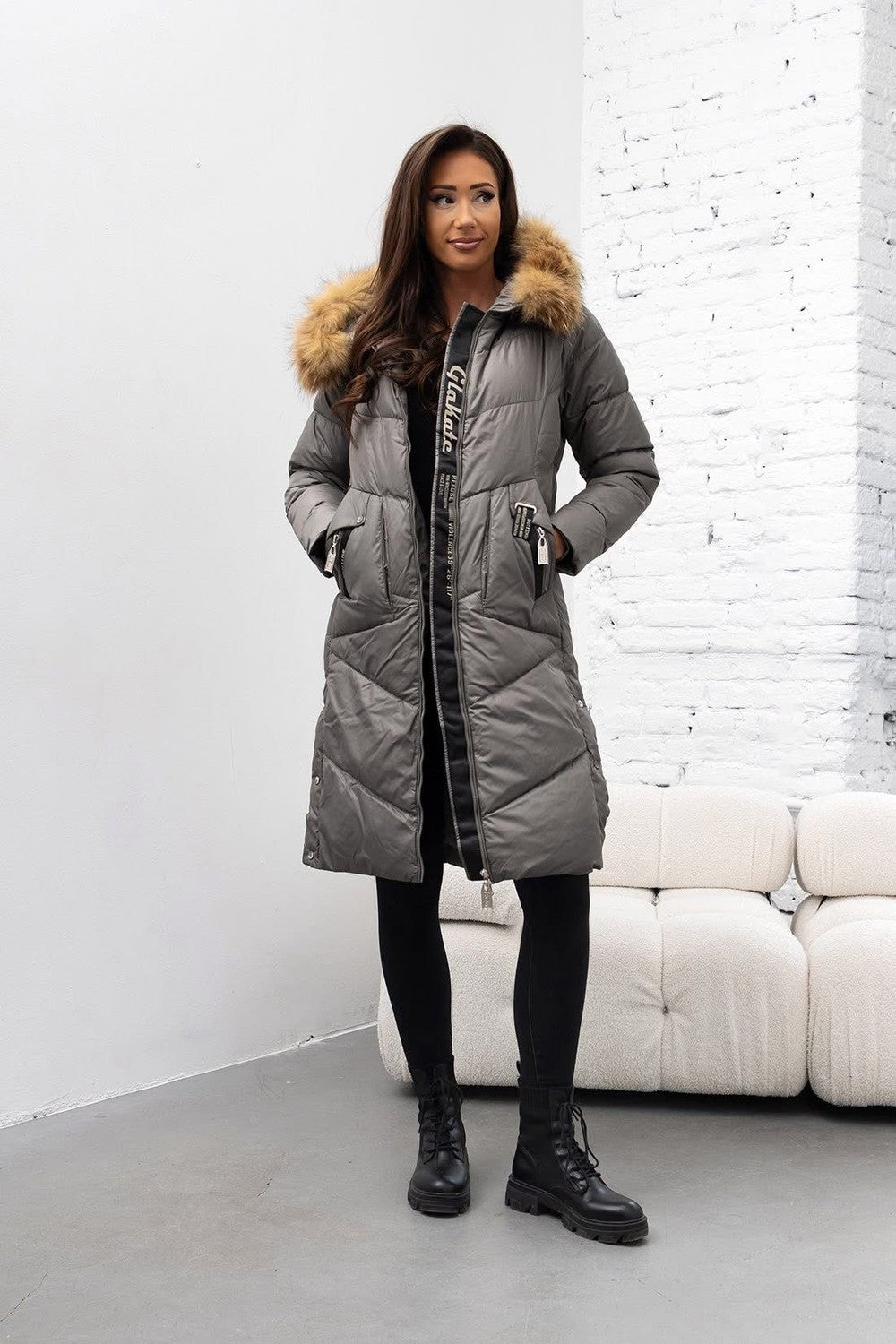 Geaca fas cu blana naturala Mia