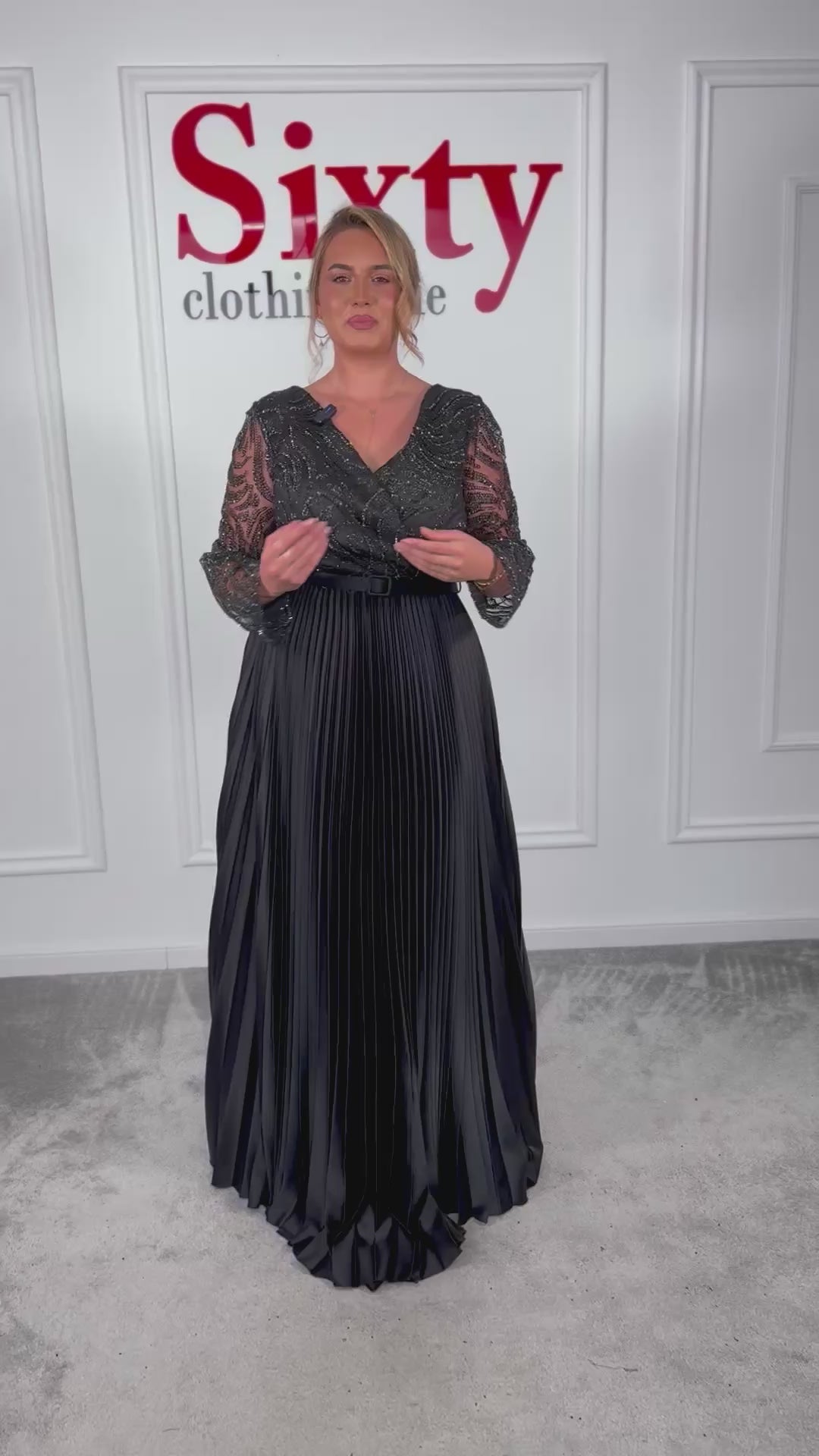 Rochie tafta plisata Raida