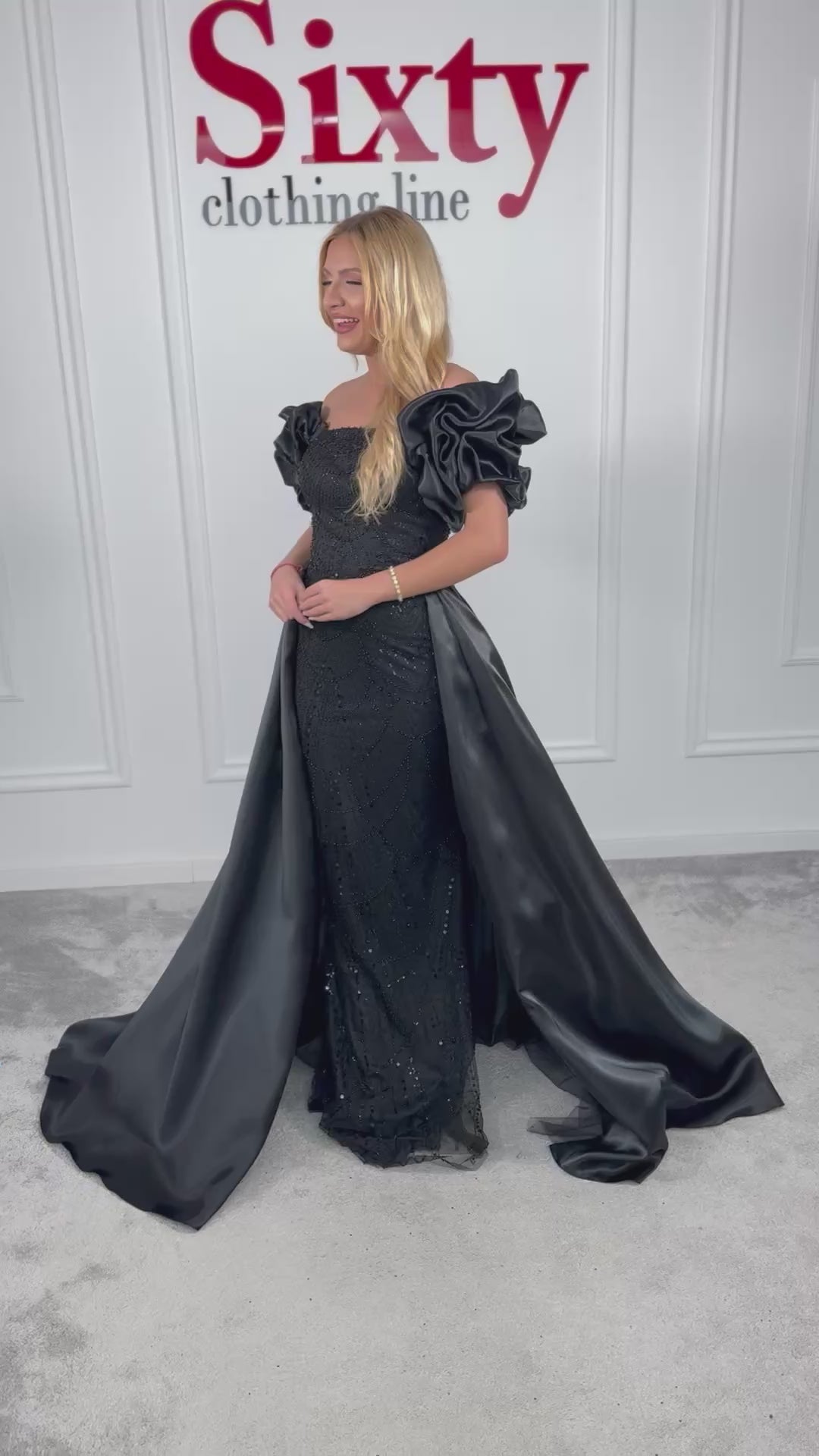 Rochie dantela cu paiete Blacky